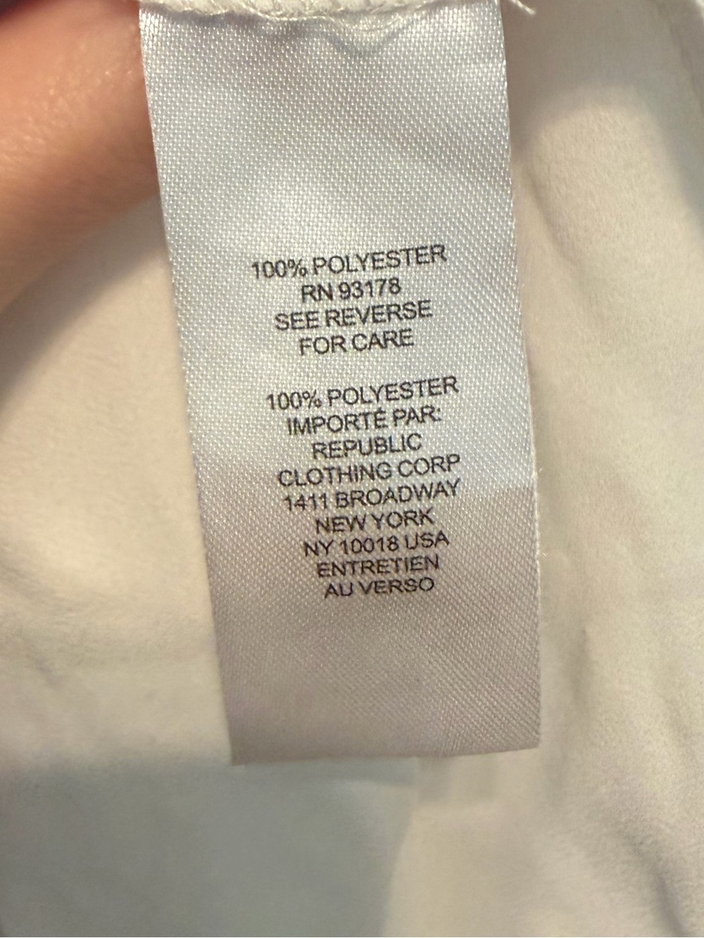 T Tahari White Ruffle Sleeve Blouse - Picture 3 of 5